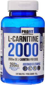 A L-Carnitina é um tipo de suplemento que auxilia nos exercícios físicos para emagrecer atuando na queima calórica.