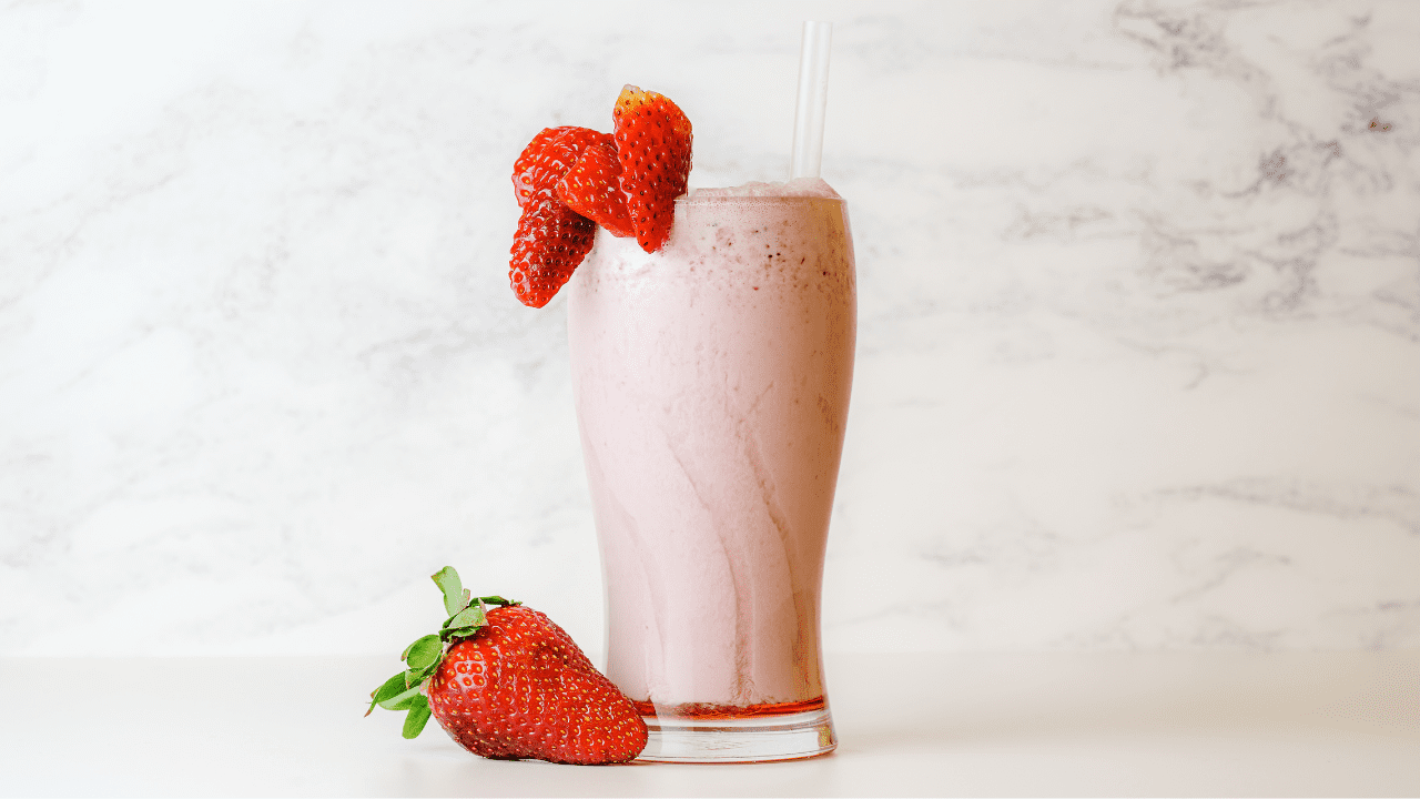 Shake de Aveia e Frutas Vermelhas